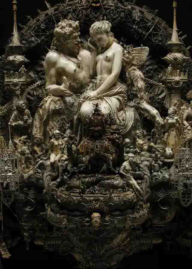 非人类艺术家Kris Kuksi的神级雕塑